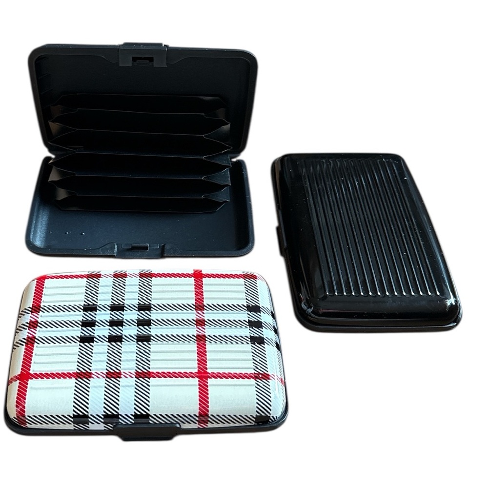 Hard Case Business Card Holder Fits In Pocket
